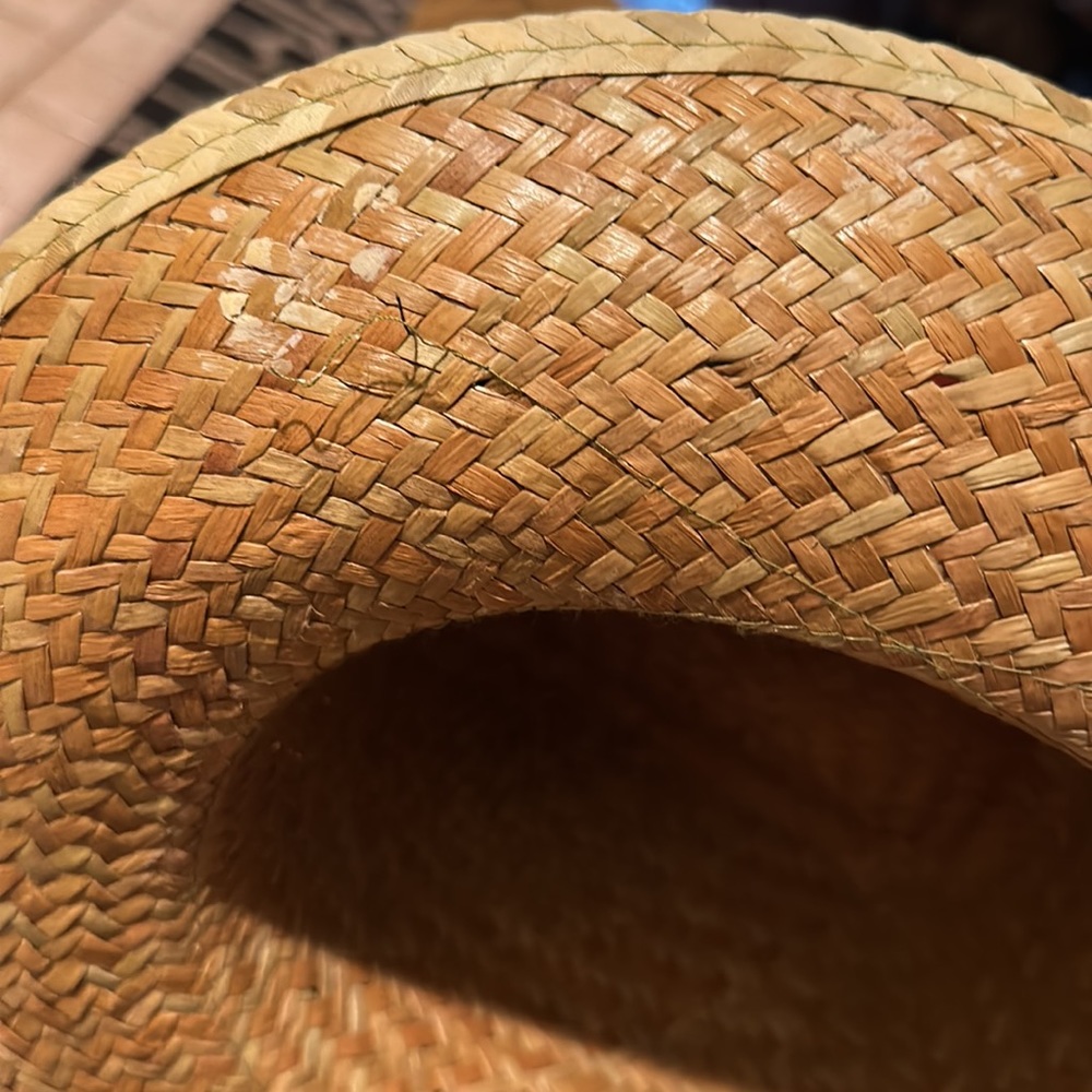 ⚜️GUC western cowboy straw hat approximately 7”x8 1/2” - does have some stretch - Picture 4 of 6